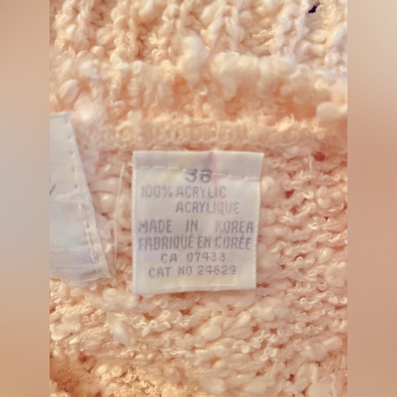 RARE Vintage 80’s Jessica (not Jessica Simpson  😂) Appliqué Sweater/Cottagecore - Picture 14 of 14